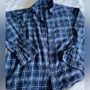 Flannel xl button up men’s shirt GH Bass